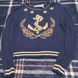 Liz Claiborne nautical sweater